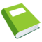 Green Book emoji on Emojione